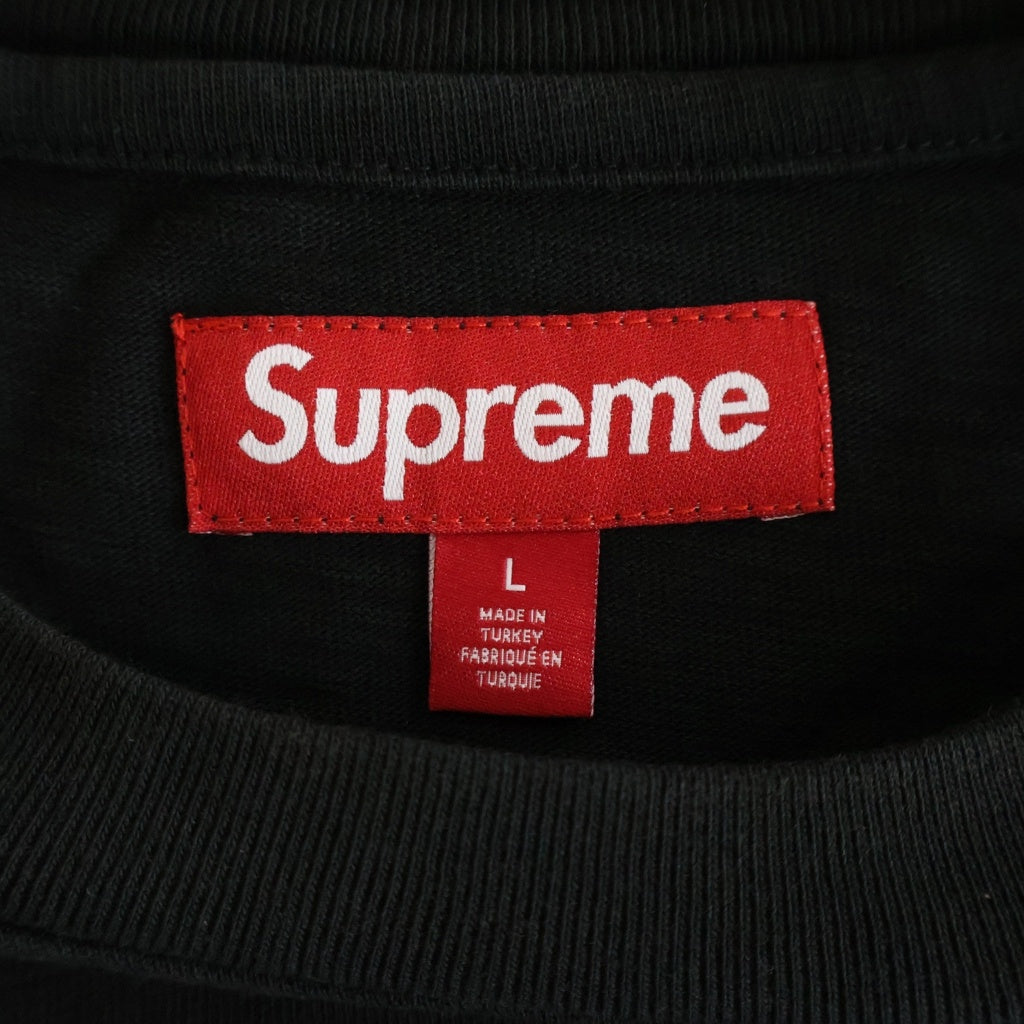 SUPREME(シュプリーム) 24AW Old English L/S Top オールドイングリッシュ 長袖Tシャツ カットソー ブラック