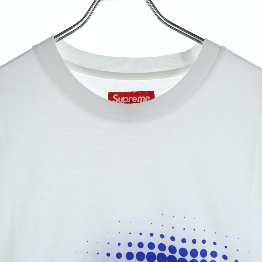 SUPREME(シュプリーム) 24SS Halftone S/S Top ハーフトーン プリント半袖Tシャツ カットソー ホワイト