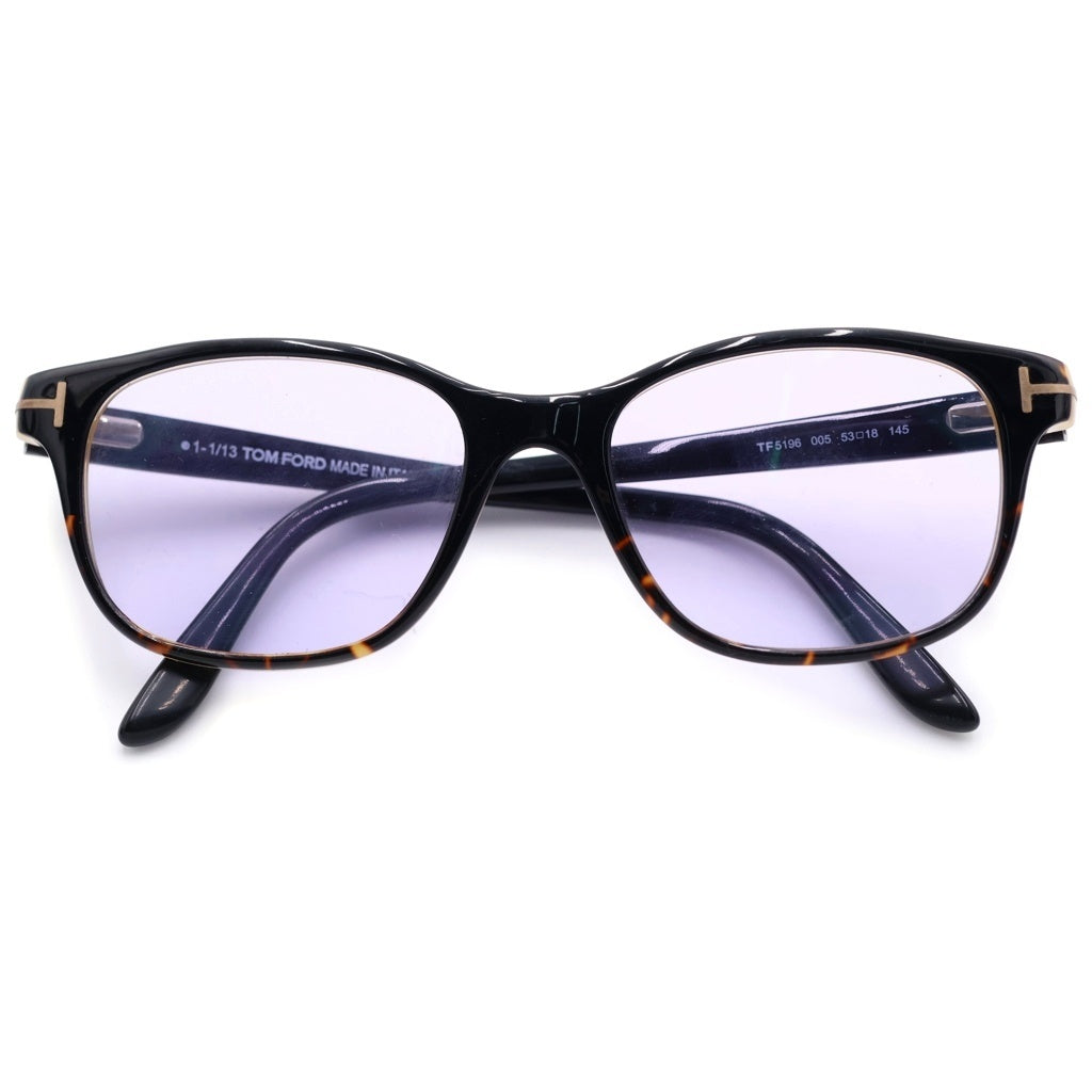 TOM FORD(トムフォード) Eyeglass Frames ウェリントン アイグラス サングラス メガネ ブラウン TF5196