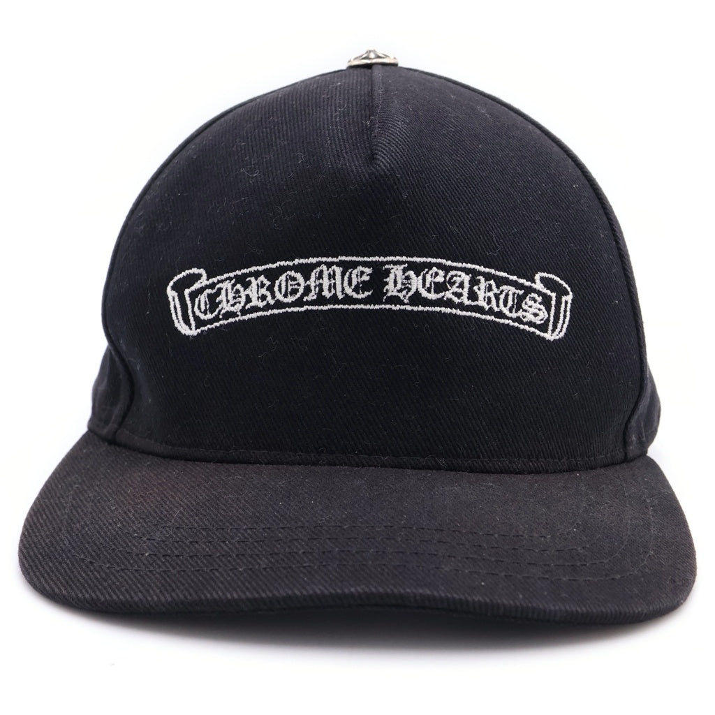 CHROME HEARTS(クロムハーツ) CH SCROLL CAP スクロール刺繍 キャップ ブラック
