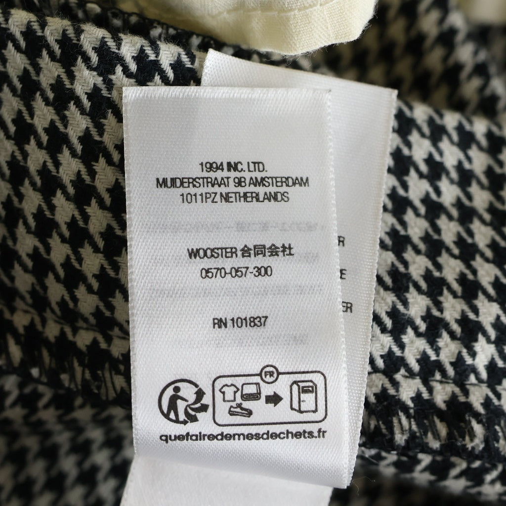 SUPREME(シュプリーム) 25SS Work Short ワークショーツ 千鳥柄 ブラック/ホワイト