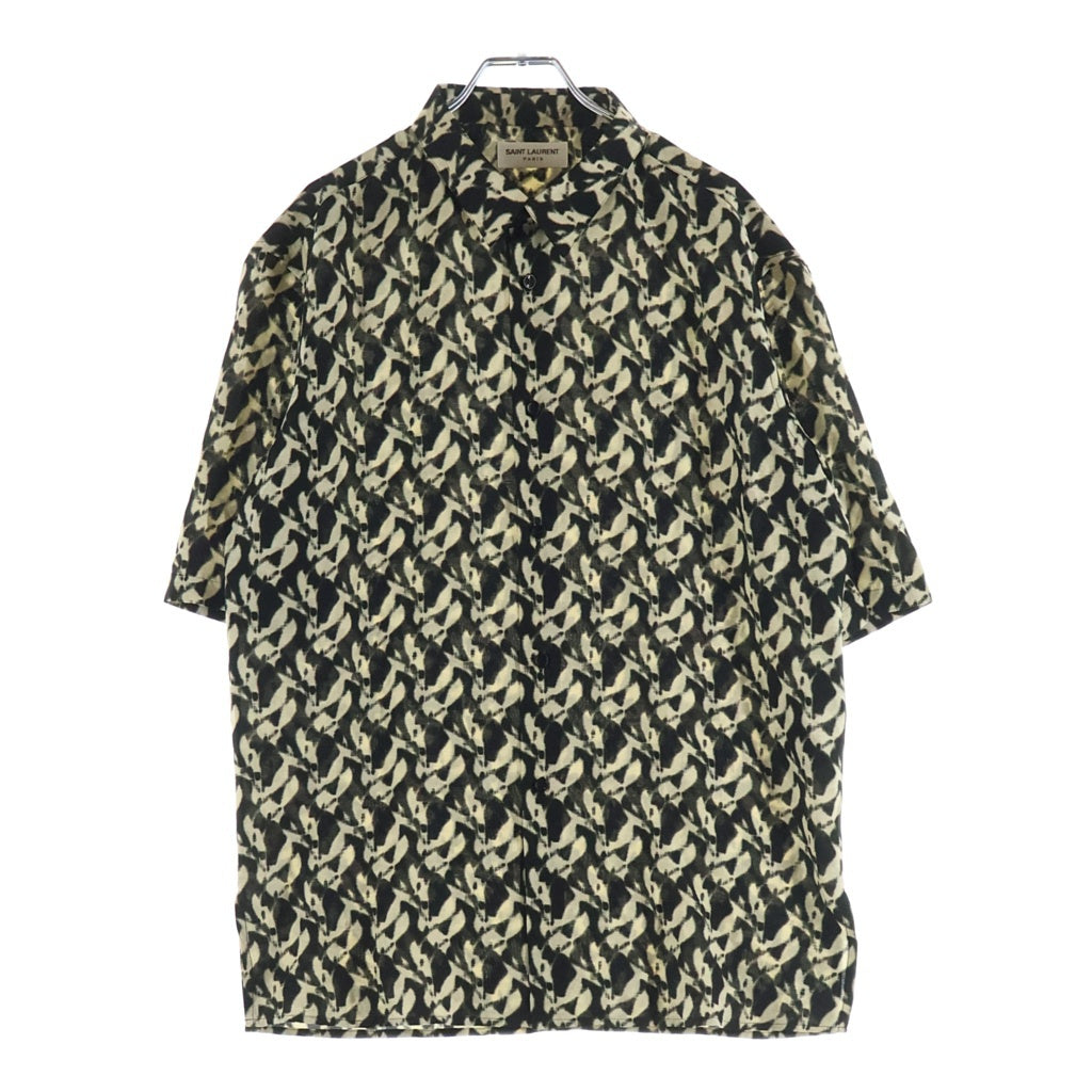 SAINT LAURENT PARIS(サンローランパリ) 22SS レーヨンシルク半袖シャツ マルチカラー 601070 Y2G02