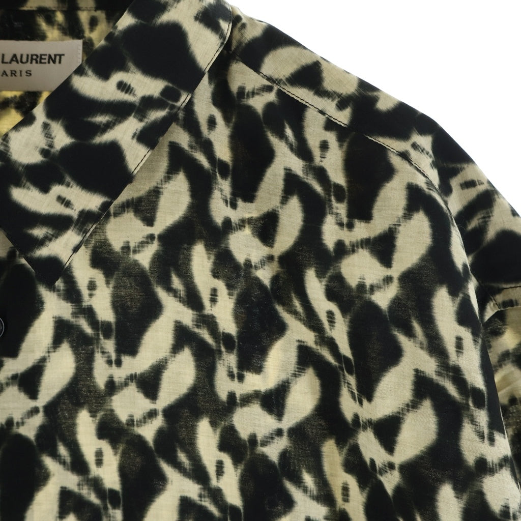SAINT LAURENT PARIS(サンローランパリ) 22SS レーヨンシルク半袖シャツ マルチカラー 601070 Y2G02