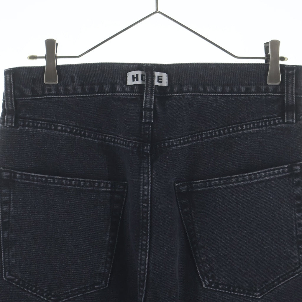 NO BRAND(ノーブランド) 【HOPE】25AW SKID JEANS CHIPPED BLACK スキッドジーンズ デニムパンツ ブラック 55289247