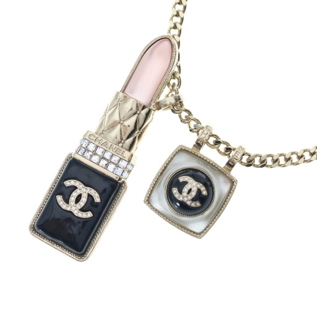 CHANEL(シャネル) ココマーク リップチャーム ネックレス A22C ゴールド レディース