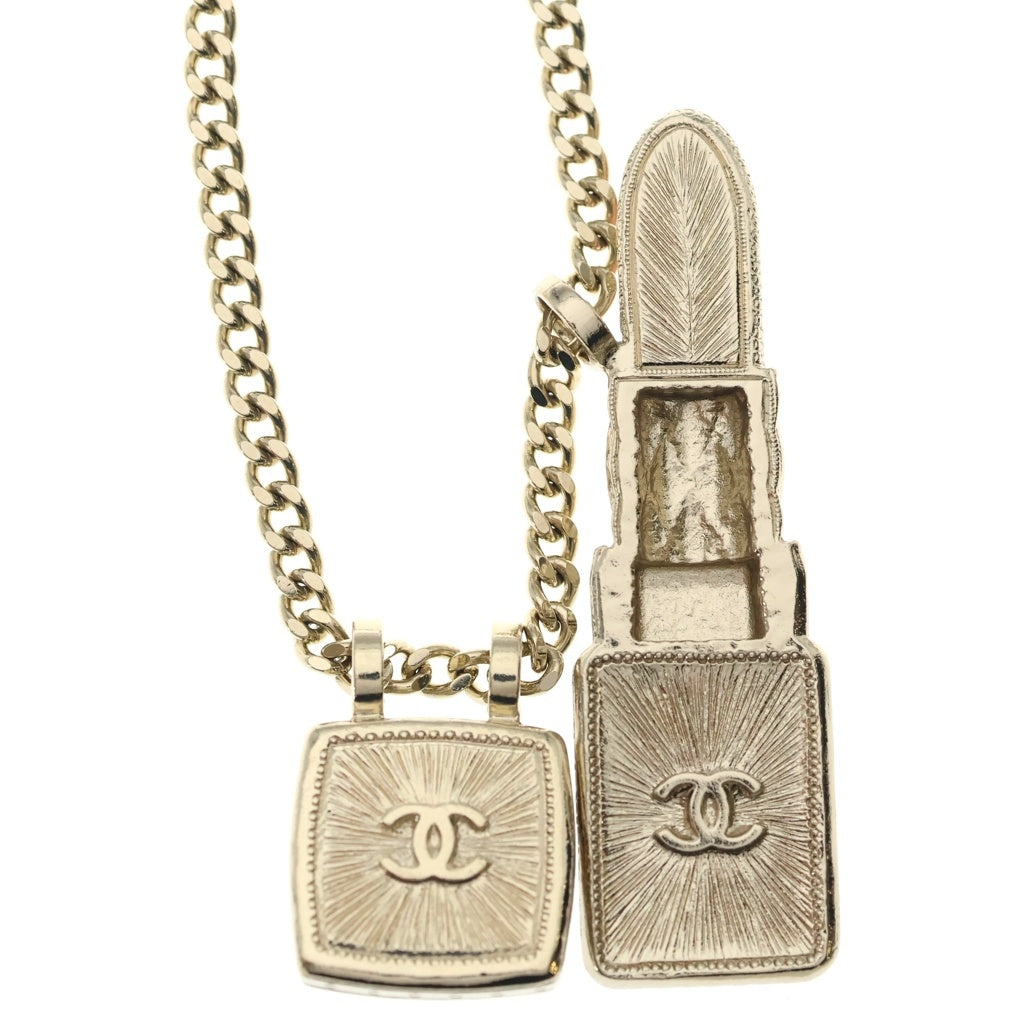CHANEL(シャネル) ココマーク リップチャーム ネックレス A22C ゴールド レディース