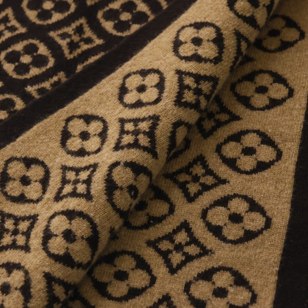 LOUIS VUITTON(ルイヴィトン) エシャルプ スキー モノグラム カシミヤ マフラー M71952 ブラウン/ベージュ