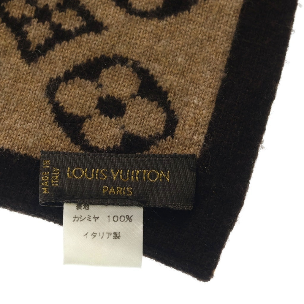 LOUIS VUITTON(ルイヴィトン) エシャルプ スキー モノグラム カシミヤ マフラー M71952 ブラウン/ベージュ