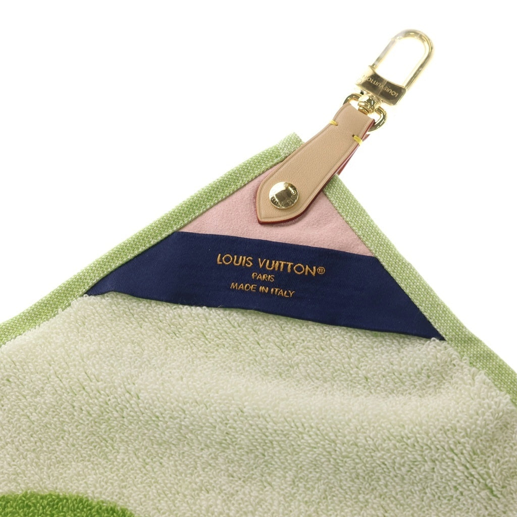 LOUIS VUITTON(ルイヴィトン) ゴルフ タオルセット 2枚セット コットン レザー GI1060 グリーン