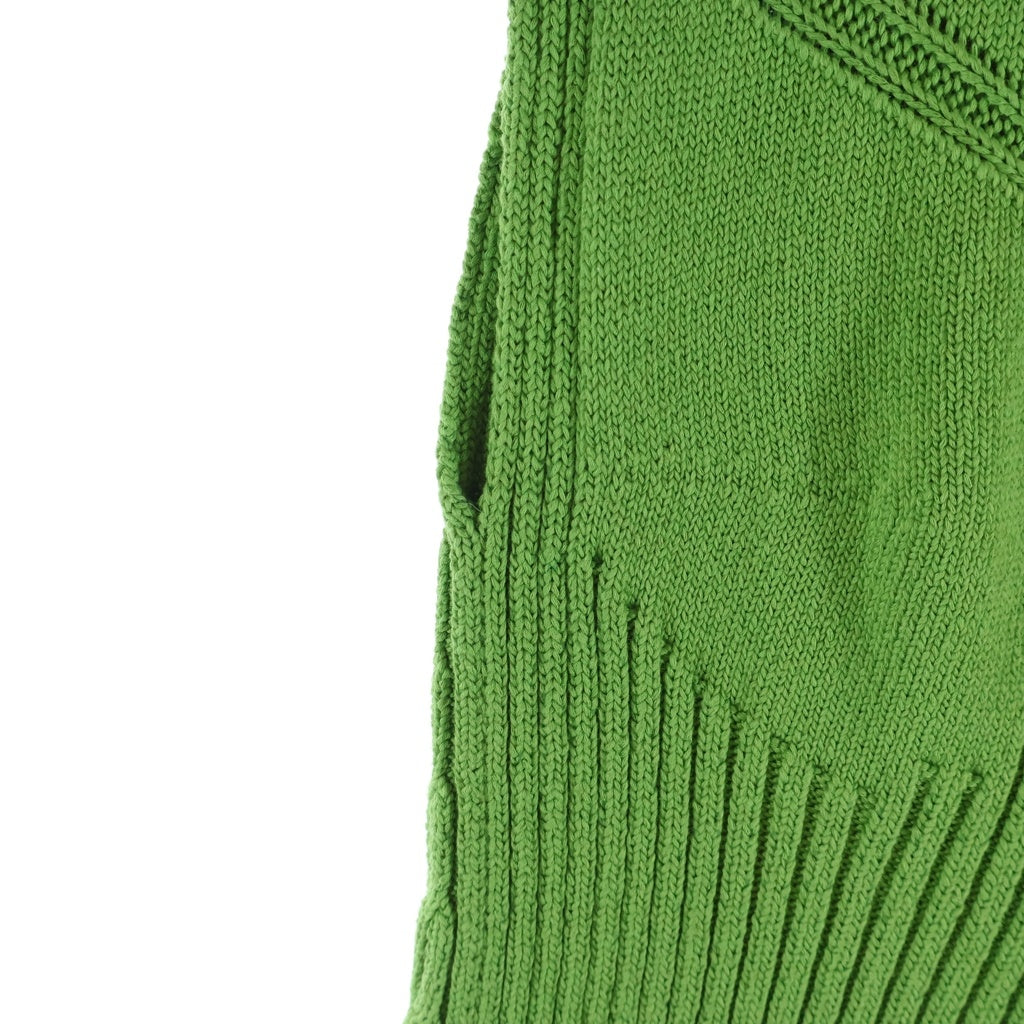 JIL SANDER(ジルサンダー) 23SS STRUCTURED COTTON BLEND RIB ノースリーブ リブニット レディース J03NC0115 J15382 グリーン