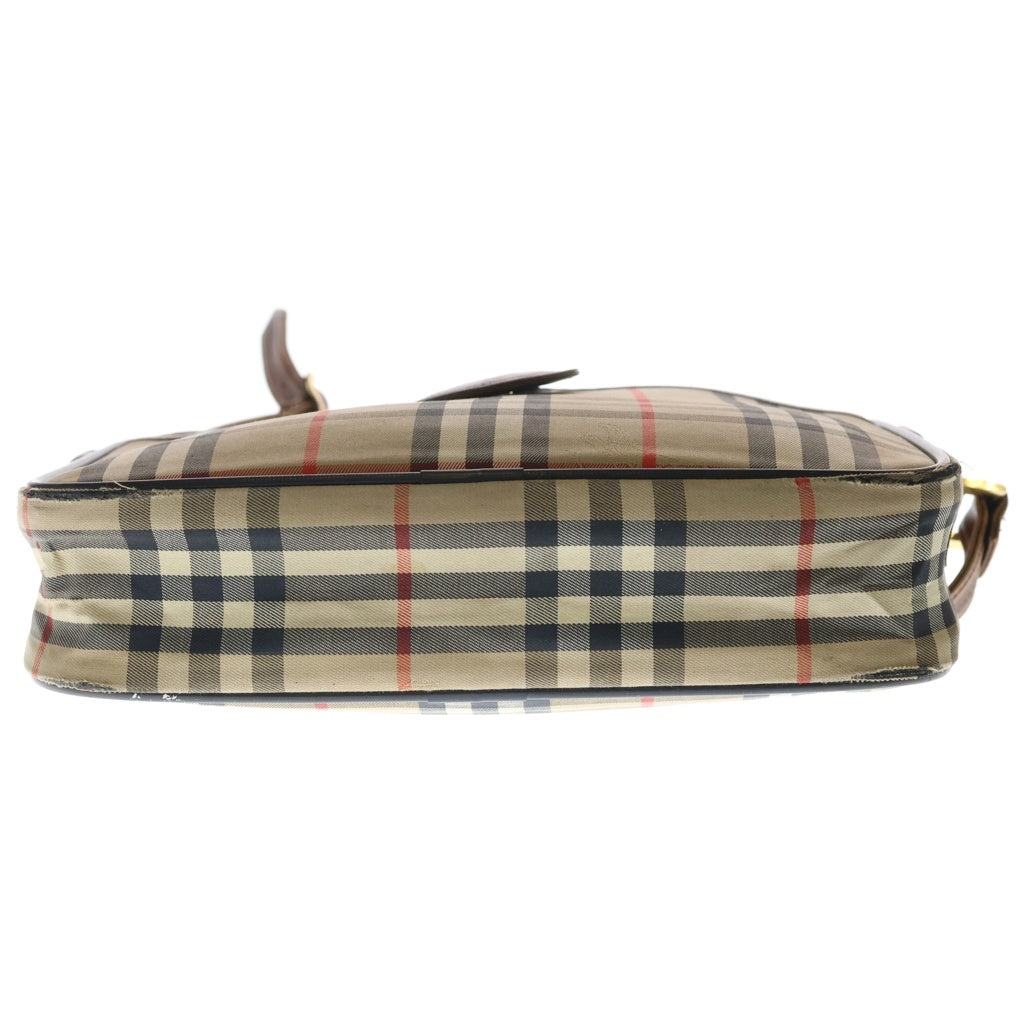 BURBERRY(バーバリー) ノバチェック シャドー ホース ショルダーバッグ ブラウン