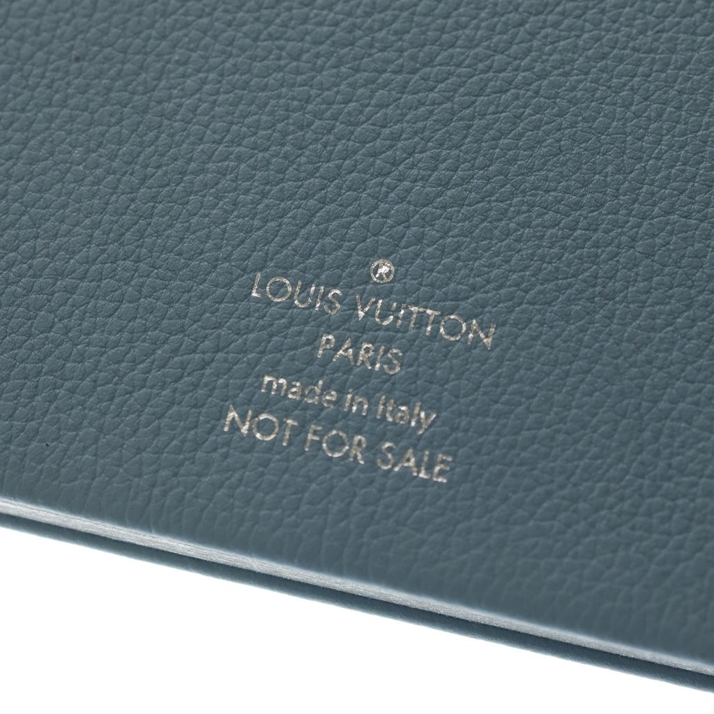 LOUIS VUITTON(ルイヴィトン) ヴィヴィエンヌ レザー ノート ブルー