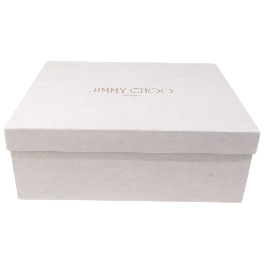 JIMMY CHOO(ジミーチュウ) NEENA 100.AFX メタリックレザー ヒールサンダル シルバー レディース