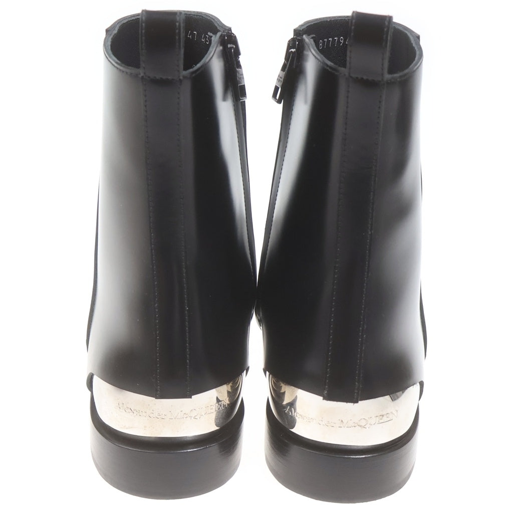 Alexander McQueen(アレキサンダーマックイーン) Ankle Boots サイドジップブーツ B777947 ブラック