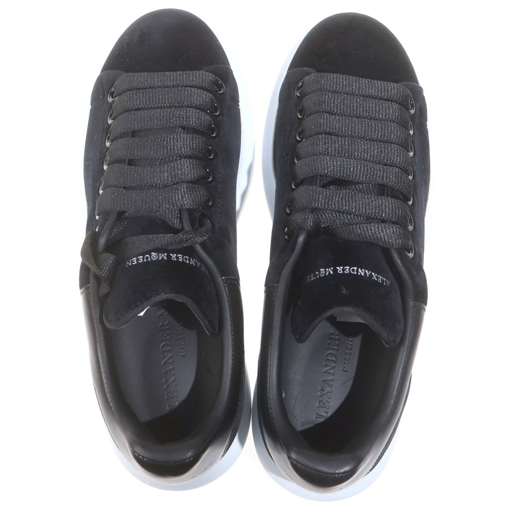 Alexander McQueen(アレキサンダーマックイーン) OVERSIZED SNEAKER ベロア オーバーサイズスニーカー レディース 482142 ブラック