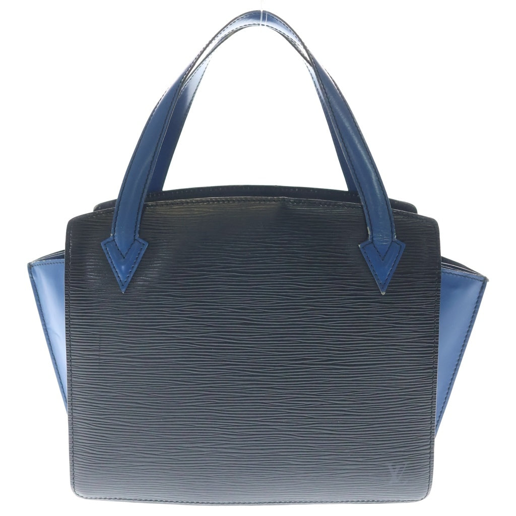 LOUIS VUITTON(ルイヴィトン) エピ ヴァレンヌ バイカラー レザー ハンドバッグ ブラック/ブルー M52385 M52385 レディース