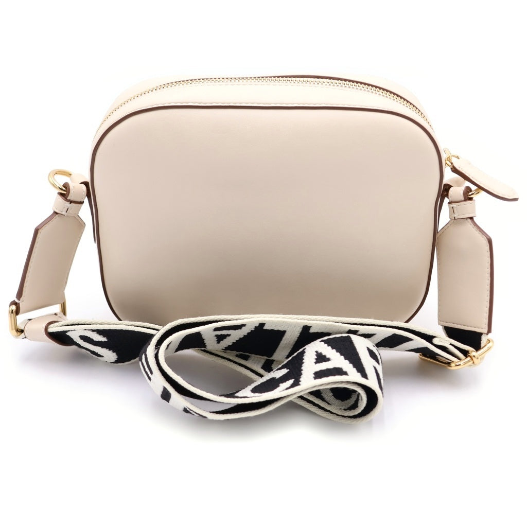 STELLA McCARTNEY(ステラマッカートニー) ロゴ ミニ カメラ レザー ショルダーバッグ ベージュ 700266