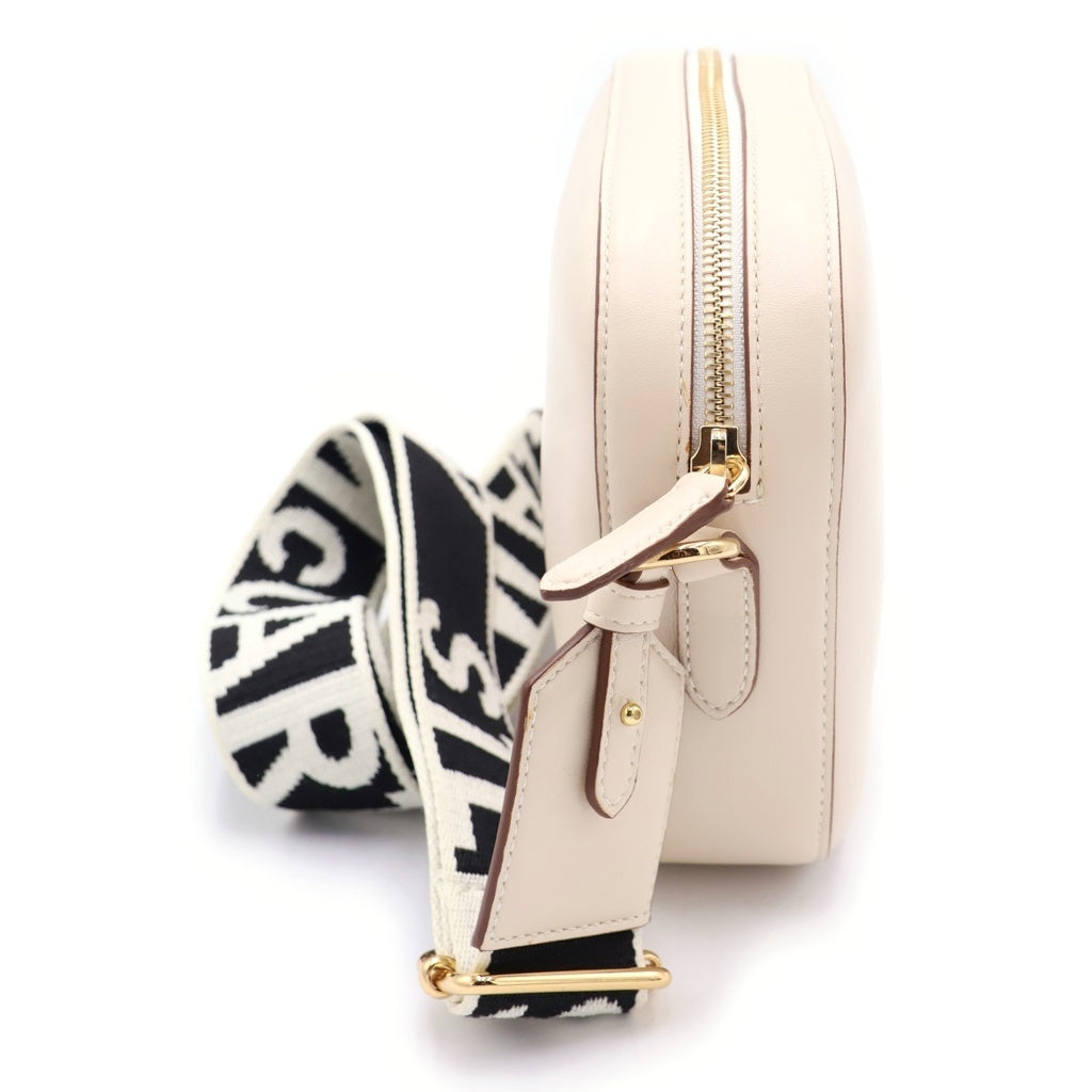 STELLA McCARTNEY(ステラマッカートニー) ロゴ ミニ カメラ レザー ショルダーバッグ ベージュ 700266