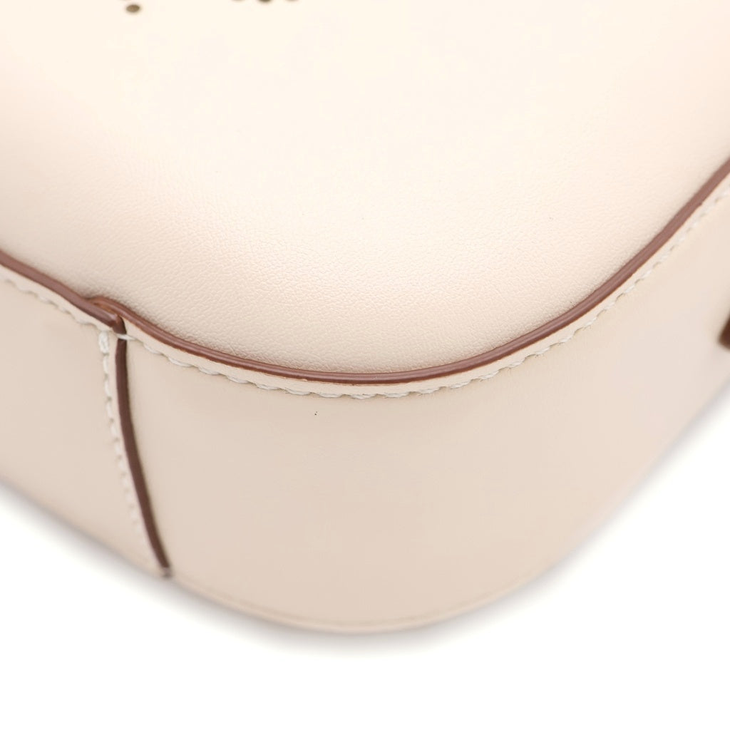 STELLA McCARTNEY(ステラマッカートニー) ロゴ ミニ カメラ レザー ショルダーバッグ ベージュ 700266