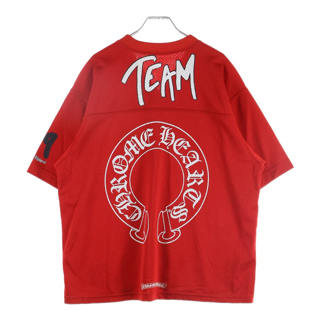 CHROME HEARTS(クロムハーツ) PPO FORM TEAM MESH WARM UP JERSEY TEE MATTY BOYプリントメッシュTシャツ レッド