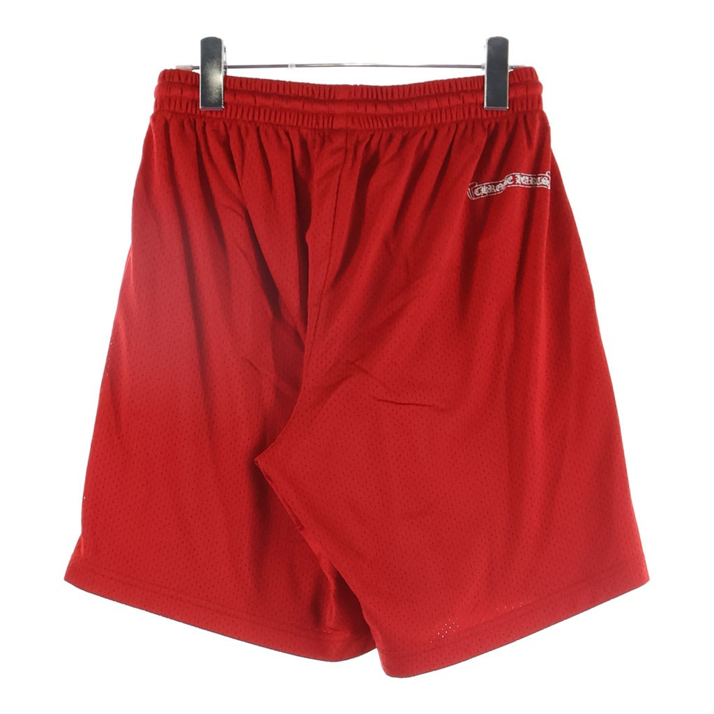 CHROME HEARTS(クロムハーツ) MESH VARSITY SHORTS CHプリントメッシュハーフパンツ レッド