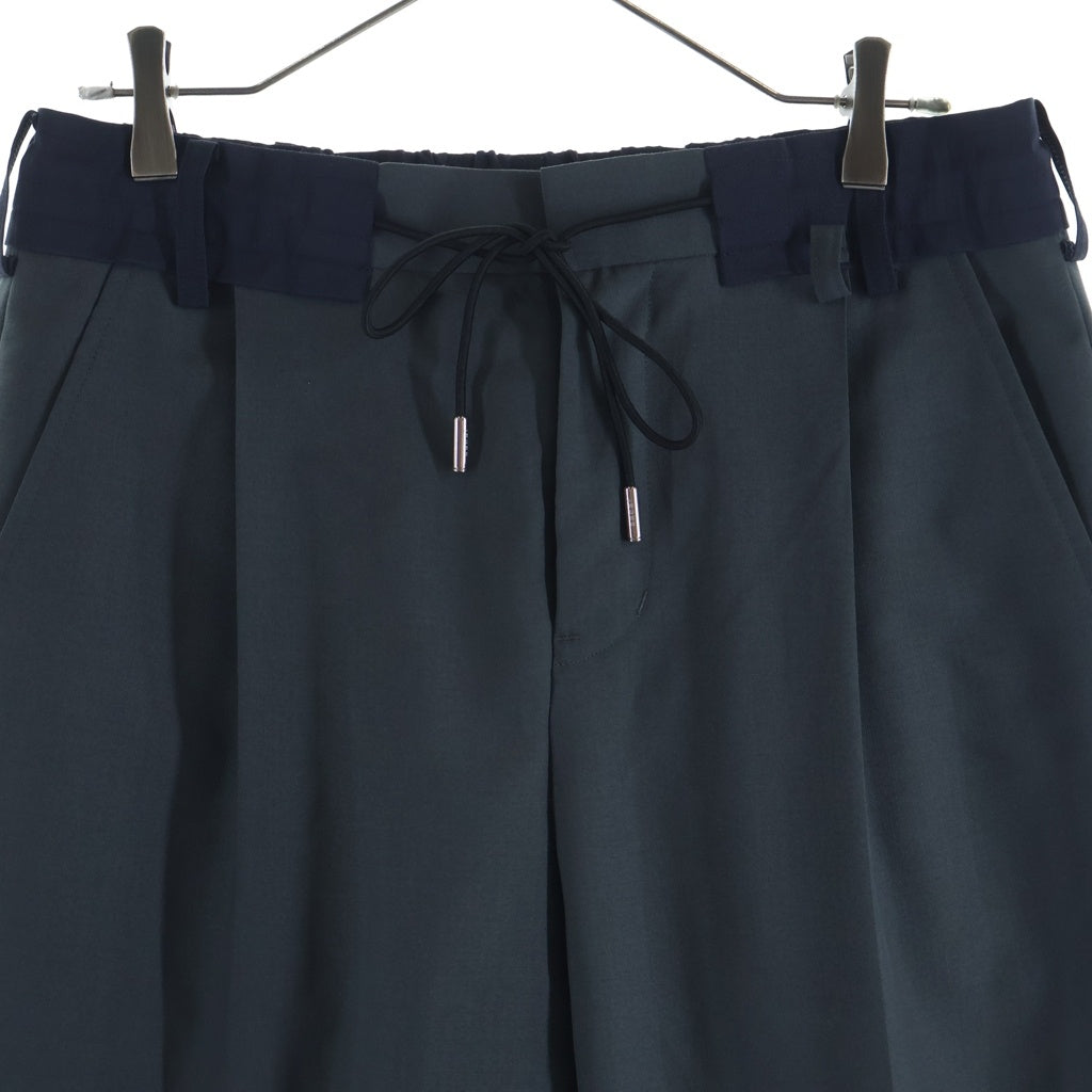 Sacai(サカイ) 1タックスラックス ロングパンツ 23-03123M グレー