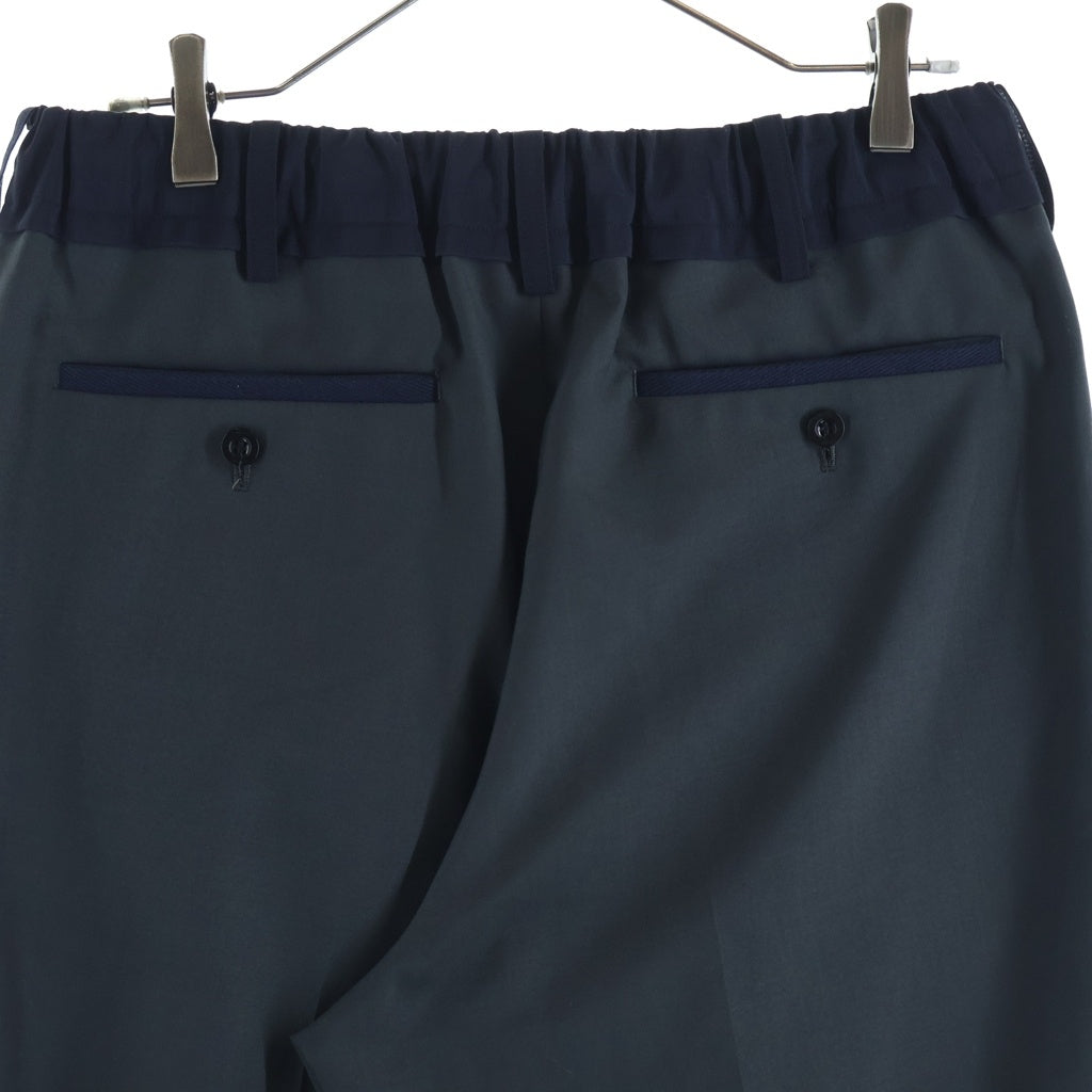 Sacai(サカイ) 1タックスラックス ロングパンツ 23-03123M グレー
