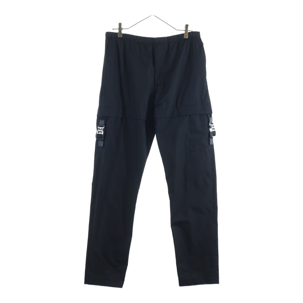 GIVENCHY(ジバンシィ) 4G Buckle Cargo Trousers バックルディテール カーゴトラウザーパンツ ブラック BM515T13YT