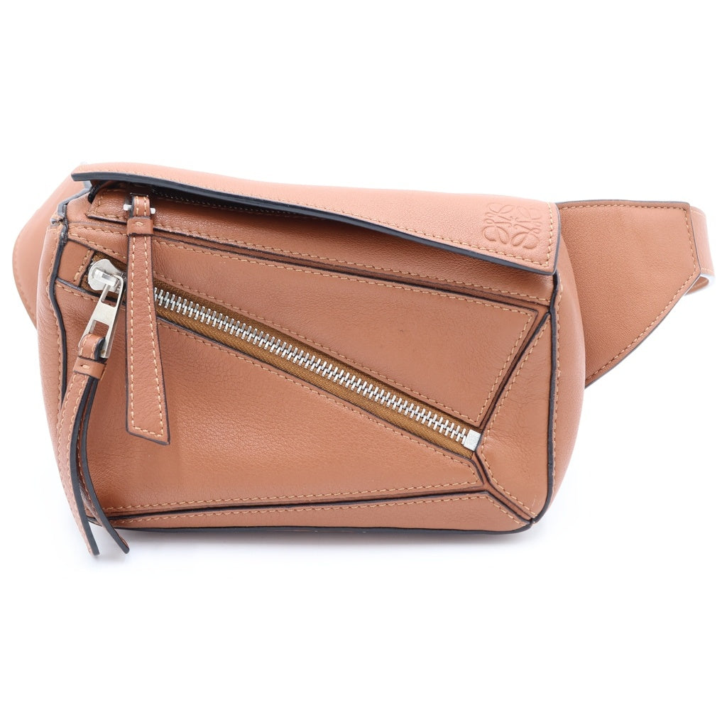 LOEWE(ロエベ) PUZZLE MINI BUMBAG パズルミニ バムバッグ ボディバッグ ブラウン B510EB1 B510EB1 レディース