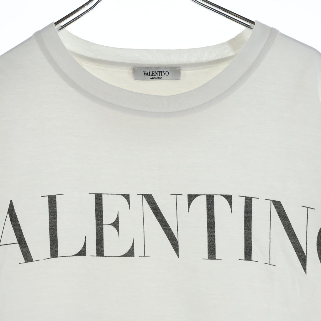VALENTINO(ヴァレンティノ) LOGO T-SHIRT フロントロゴプリント クルー