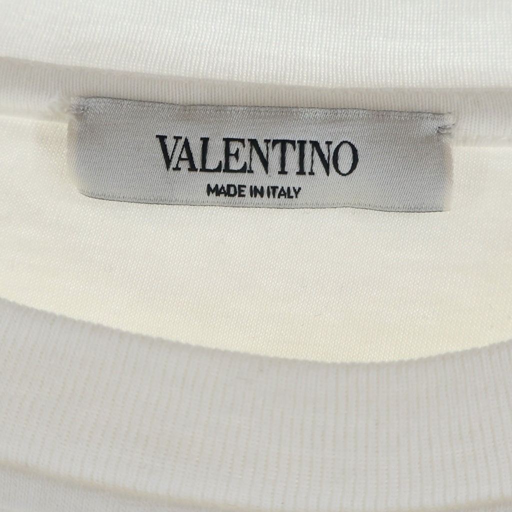 VALENTINO(ヴァレンティノ) LOGO T-SHIRT フロントロゴプリント クルー