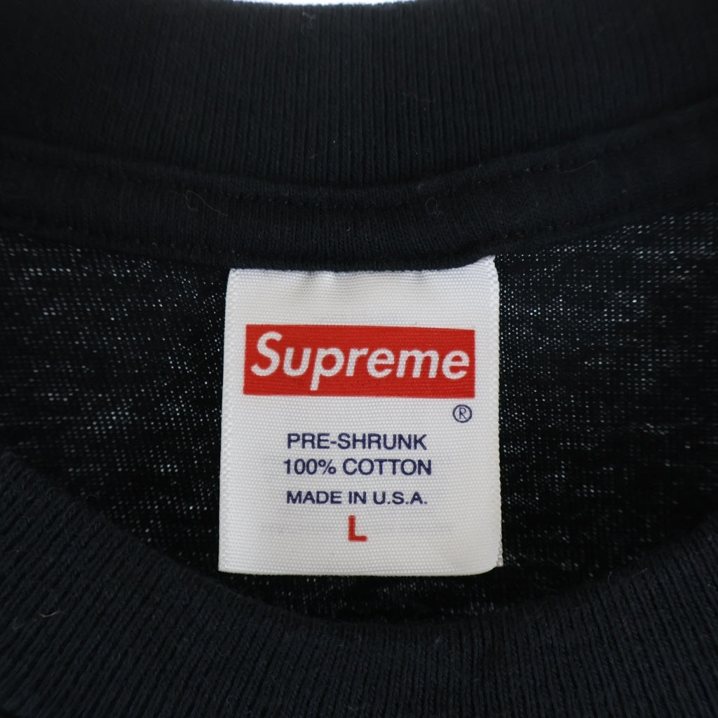 SUPREME(シュプリーム) 23AW Box Logo Tee カモフラ ボックスロゴ クルーネック 半袖Tシャツ カットソー ブラック