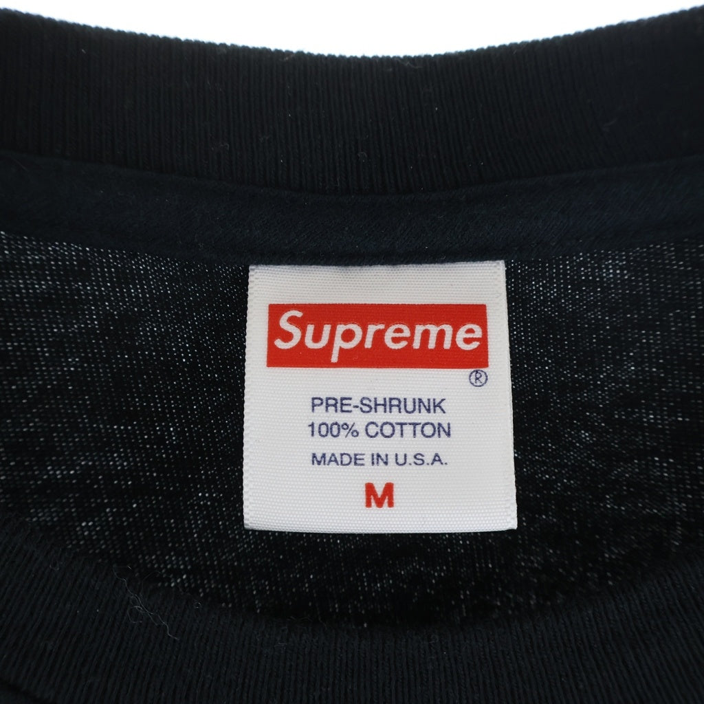 SUPREME(シュプリーム) 20AW Cross Box Logo Tee クロスボックスロゴ プリント クルーネック半袖Tシャツ カットソー ブラック