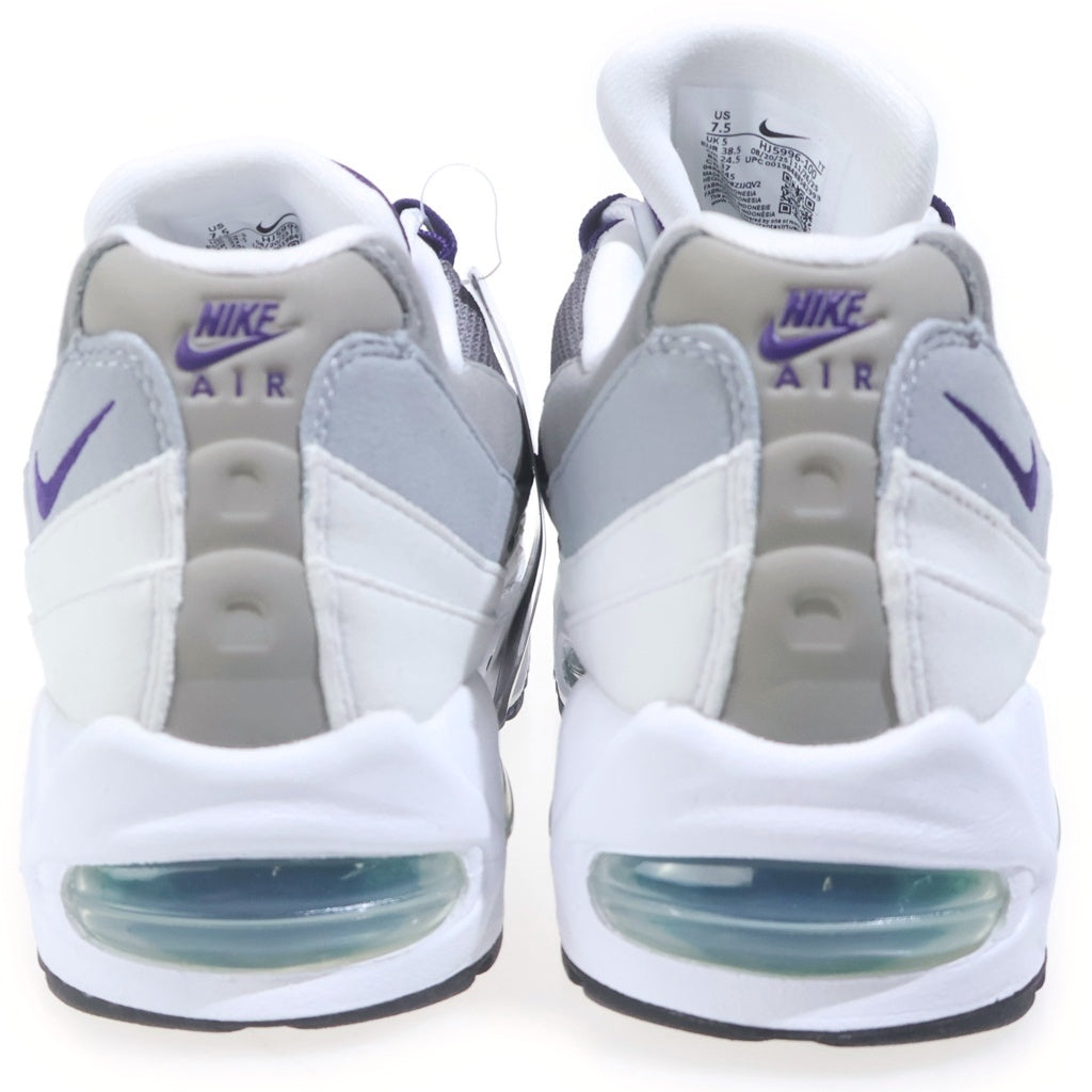 NIKE(ナイキ) Women's Air Max 95 OG Big Bubble Grape HJ5996 100 ウィメンズ エアマックス95 OG ビッグバブル グレープUS7.5/24.5cm ホワイト/グレー レディース