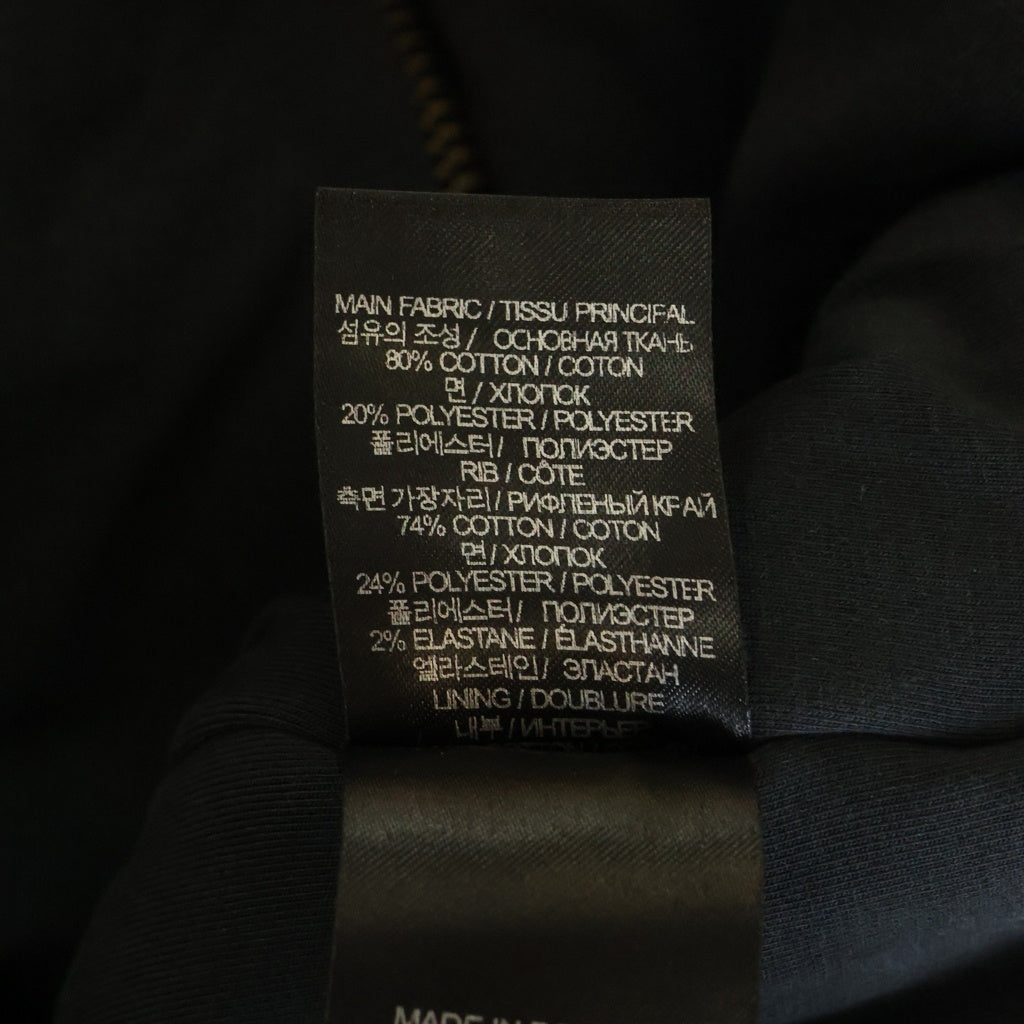 VETEMENTS(ヴェトモン) Puffed Oversized Zip-Up Hoodie パフド オーバーサイズドジップアップフーディー ブラック UH76ZU860B
