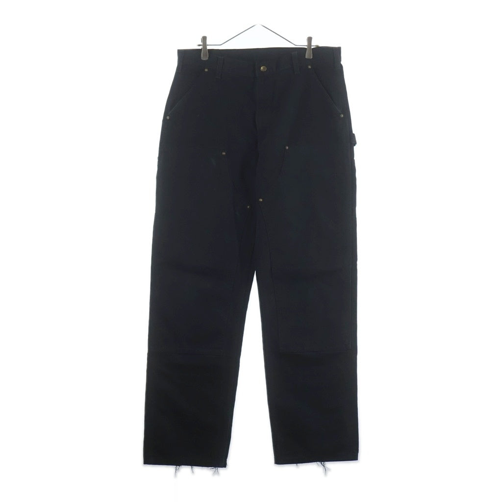 CARHARTT(カーハート) DOUBLE KNEE COTTON DUCK PAINTER PANTS メキシコ製 ダブルニー カーペンターパンツ ペインター コットンダック ブラック B136 BLK