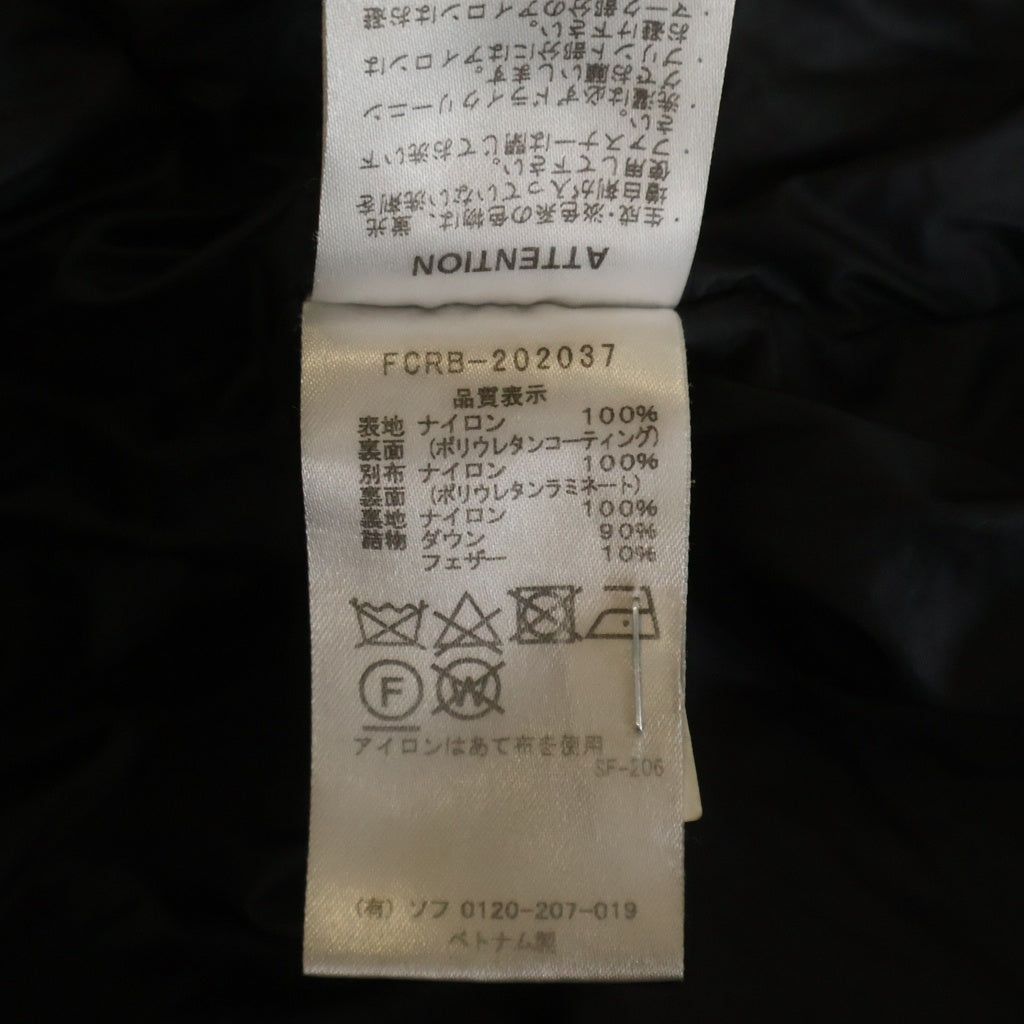 F.C.R.B./F.C.Real Bristol/FCRB(エフシーアールビー/エフシーレアルブリストル) 20AW DOWN BENCH PARKA ダウンベンチパーカー ダウンジャケット ベージュ/ブラック FCRB-202037
