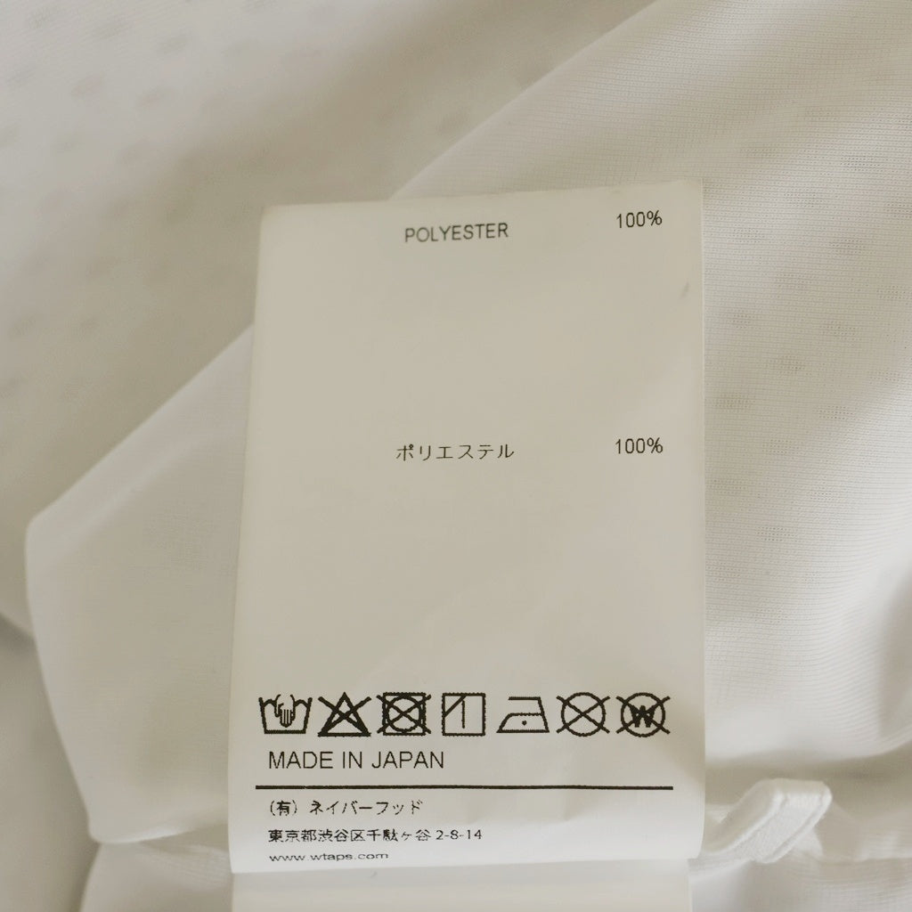 WTAPS(ダブルタップス) NETMINDER LS POLY 長袖Tシャツメッシュ ホッケーシャツ カットソー ホワイト 252ATDT-CSM21