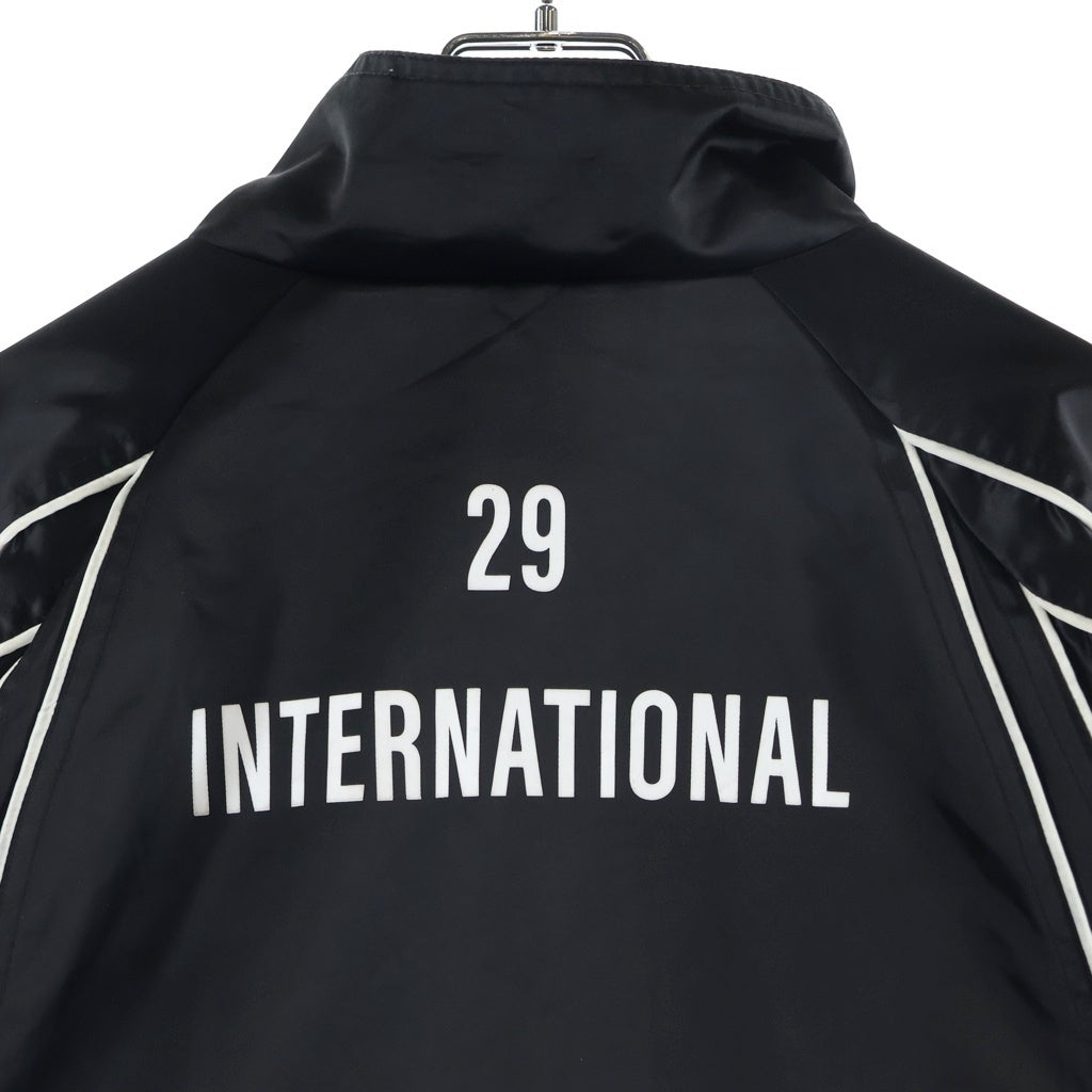 SUPREME(シュプリーム) 25SS Satin Piping Pullover サテン パイピング ロゴエンブロイダリー プルオーバー ブラック