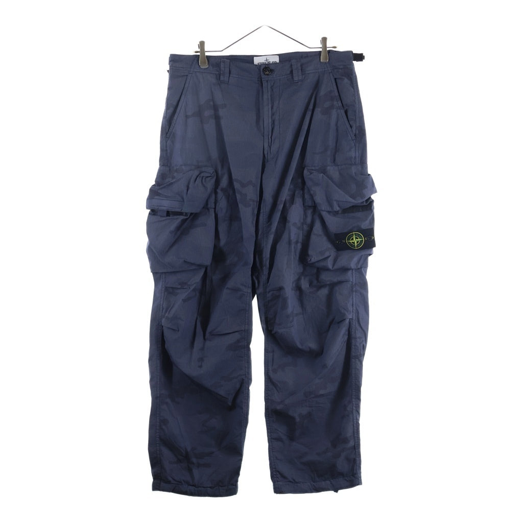 STONE ISLAND(ストーンアイランド) Camouflage Print Ripstop Cargo Pants カモフラージュプリント リップストップカーゴパンツ グレー L1S153100036S00E9