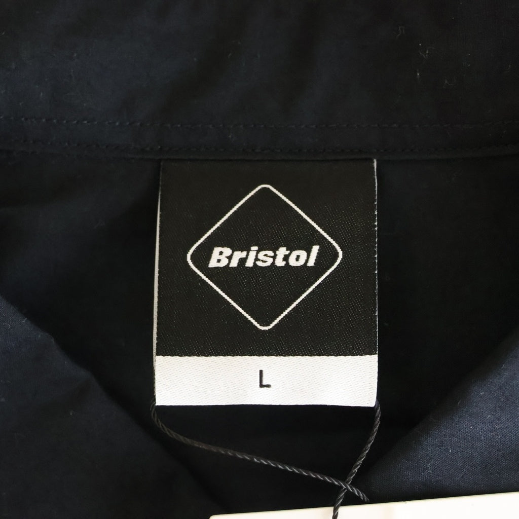 F.C.R.B.(エフシーアールビー) AUTHENTIC FLY FRONT S/S SHIRT オーセンティックフライフロント 半袖シャツ ネイビー FCRB-260070