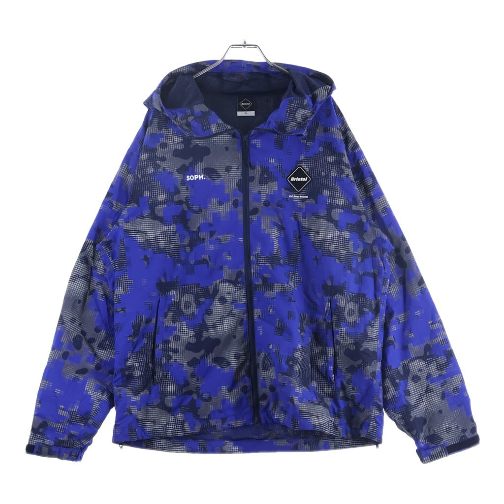 F.C.R.B./F.C.Real Bristol/FCRB(エフシーアールビー/エフシーレアルブリストル) ×fragment design CAMOUFLAGE NYLON BLOUSON カモフラージュナイロンブルゾン ブルー FCRB-260170