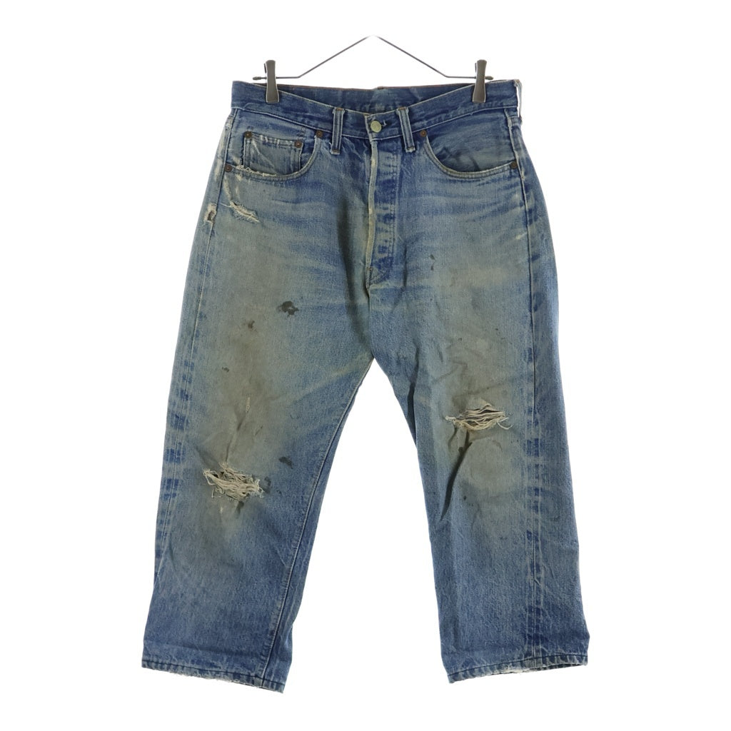 Levi's(リーバイス) 70S VINTAGE 501 66前期 ボタン裏刻印6 スモールe ボタンフライ ストレートデニムパンツ