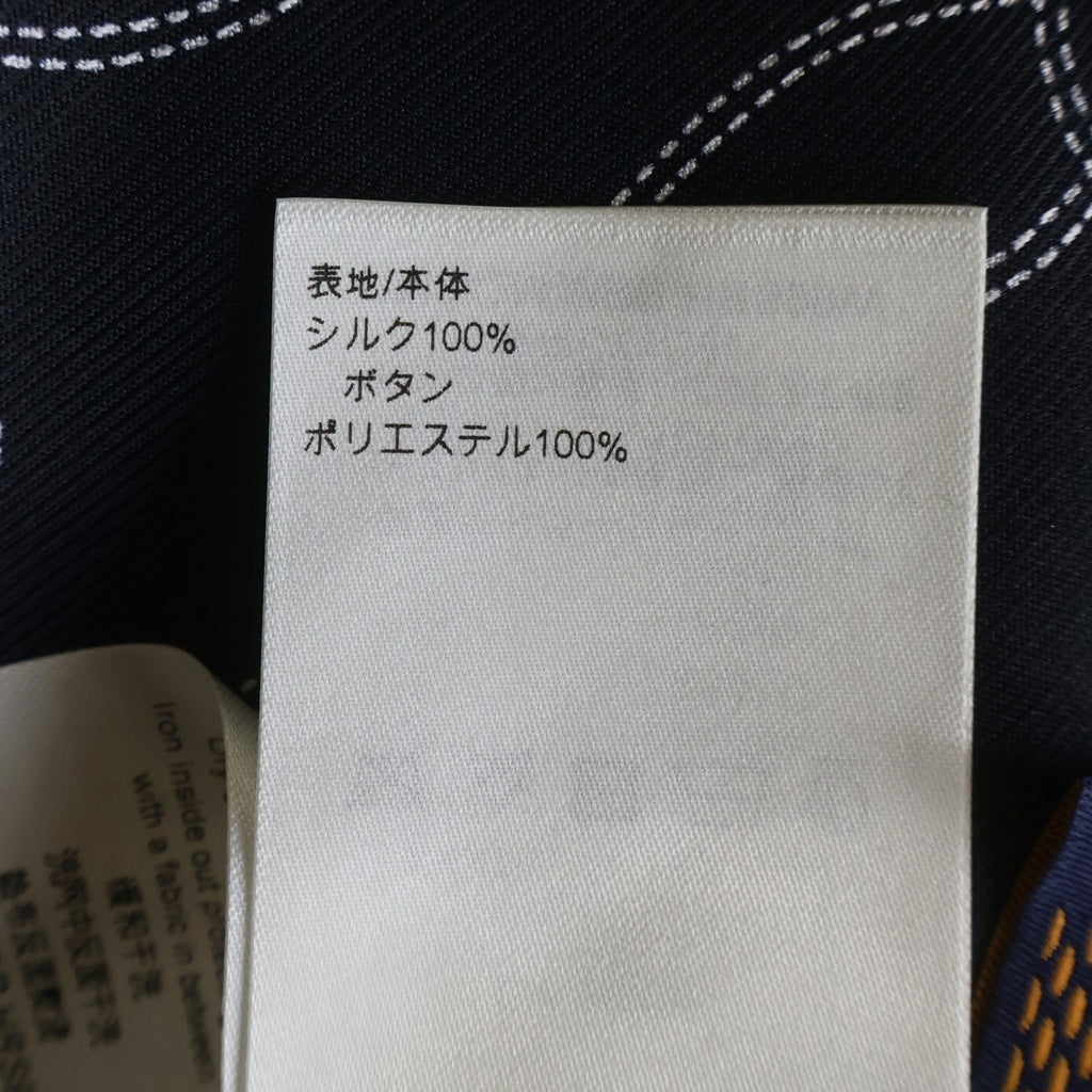 LOUIS VUITTON(ルイヴィトン) 24AW モノグラムアラベスクシルクシャツ 半袖シャツ ブラック RM242M MRR HRS99W