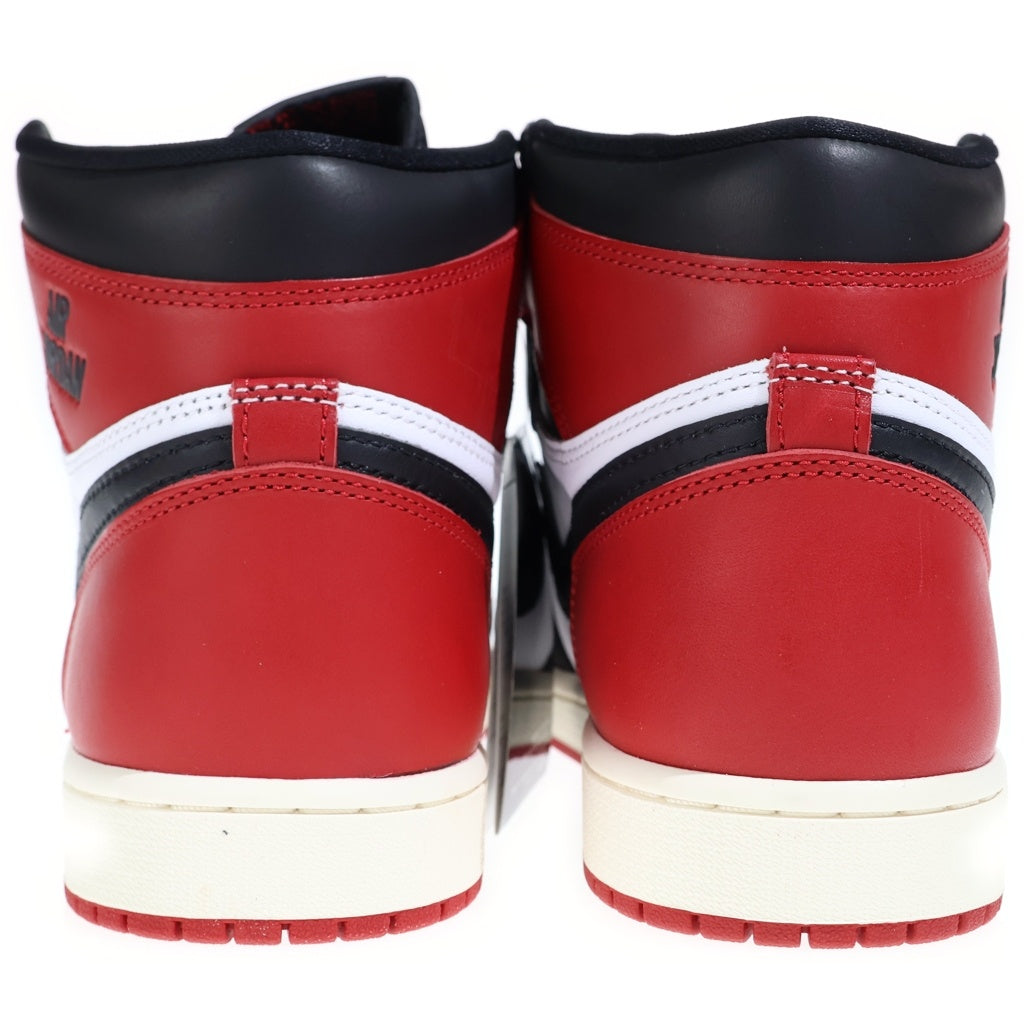 NIKE(ナイキ) AIR JORDAN 1 RETRO HIGH OG BLACK TOE REIMAGINED DZ5485-106 エアジョーダン1 ブラックトゥ つま黒 リイマジンド ハイカットスニーカー US9.5/27.4cm