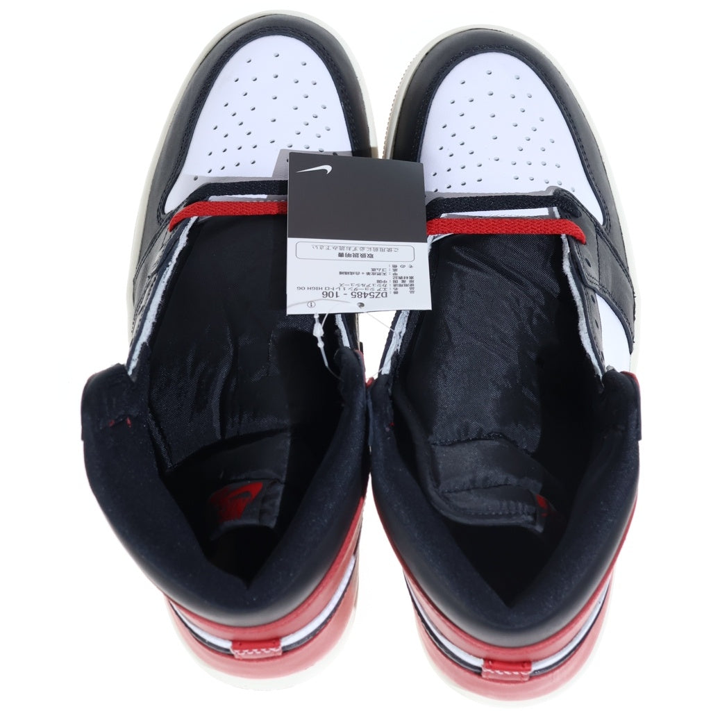 NIKE(ナイキ) AIR JORDAN 1 RETRO HIGH OG BLACK TOE REIMAGINED DZ5485-106 エアジョーダン1 ブラックトゥ つま黒 リイマジンド ハイカットスニーカー US9.5/27.4cm