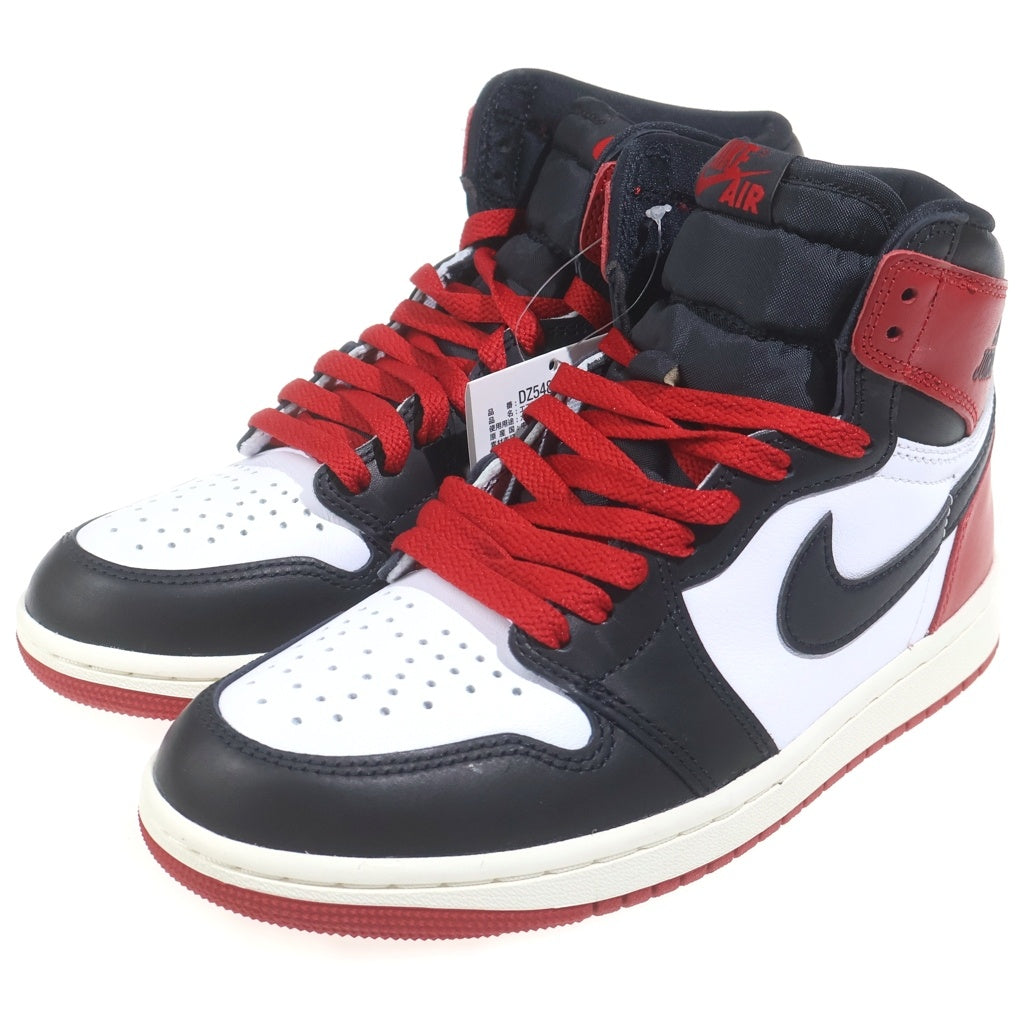 NIKE(ナイキ) AIR JORDAN 1 RETRO HIGH OG BLACK TOE REIMAGINED DZ5485-106 エアジョーダン1 ブラックトゥ つま黒 リイマジンド ハイカットスニーカー レディース US6/24cm