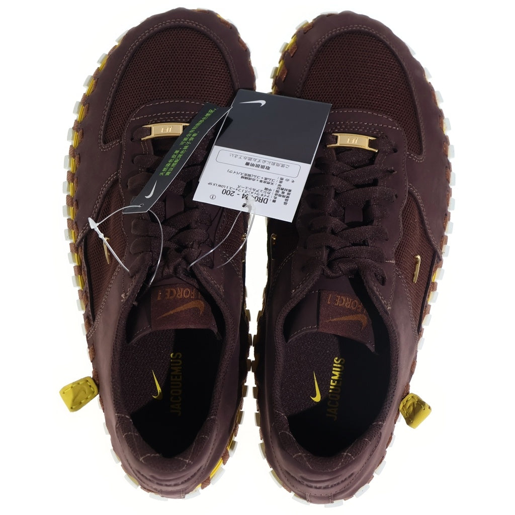 NIKE(ナイキ) ×Jacquemus WMNS J Force 1 Low LX Earth DR0424-200 ジャックムス ウィメンズ Jフォース1 ロー LX アース ローカットスニーカー ブラウン US10.5/27.5cm