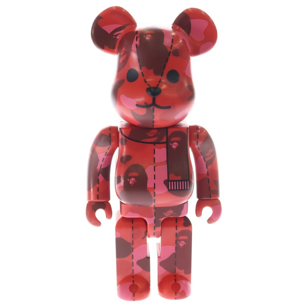 MEDICOM TOY(メディコムトイ) ×BAPE BE@RBRICK 1st CAMO ベアブリック 1stカモ 人形 レッド