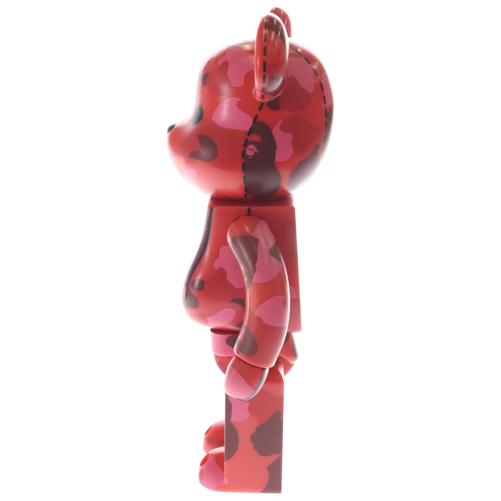 MEDICOM TOY(メディコムトイ) ×BAPE BE@RBRICK 1st CAMO ベアブリック 1stカモ 人形 レッド